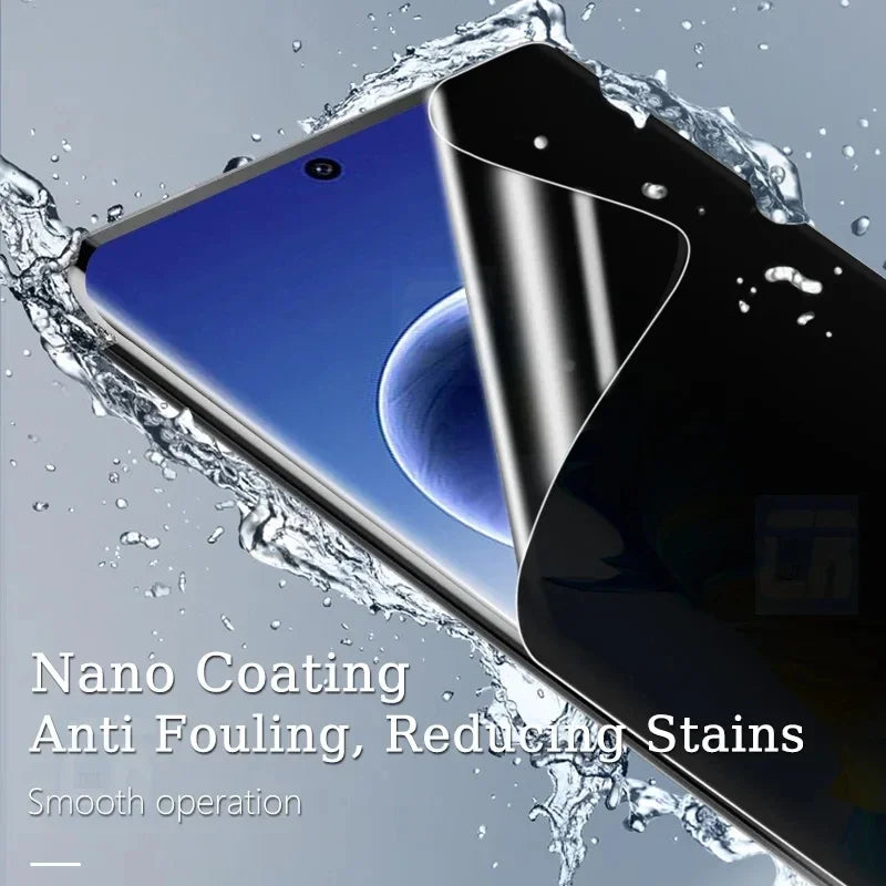 Protector Pantalla Hidrogel Anti-Privacidad para Samsung Galaxy A51-A54 / S20-S24 Ultra/Plus / S21FE/S23FE (3 Piezas)