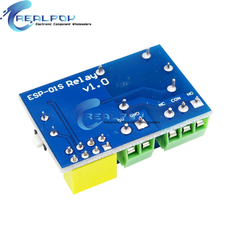 Módulo Relé WiFi ESP8266 ESP-01S 5V Smart Home Switch Control Remoto App Celular