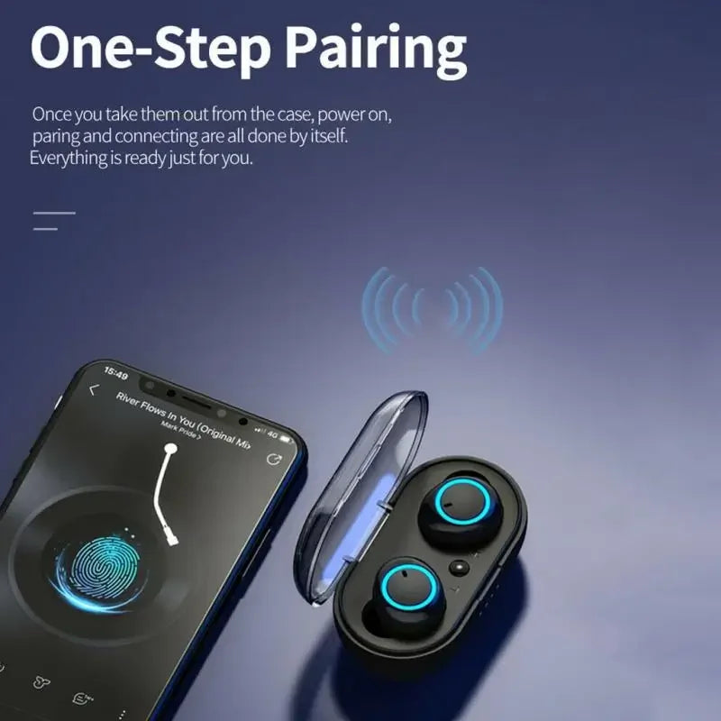 Auriculares Inalámbricos Y50 TWS Bluetooth Deportivos Gaming con Micrófono para Xiaomi/Huawei/LG