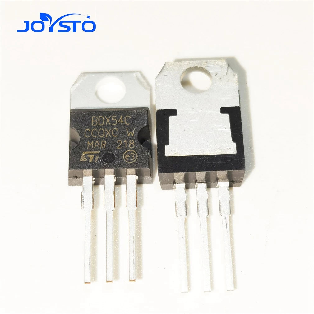 Lote 10 Pcs Transistor Darlington TO-220 (BDX53A/B/C/F NPN, BDX54A/B/C/F PNP)