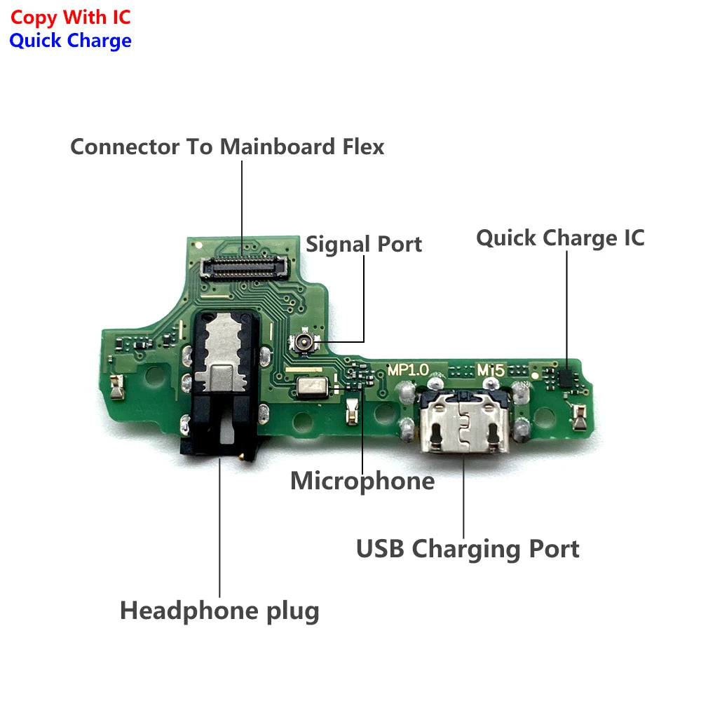 Placa Puerto Carga Rápida USB para Samsung Galaxy A01-A7 / A02-A54 / A10S / M15/M16 / A13-A32 4G/5G (Varios Modelos)