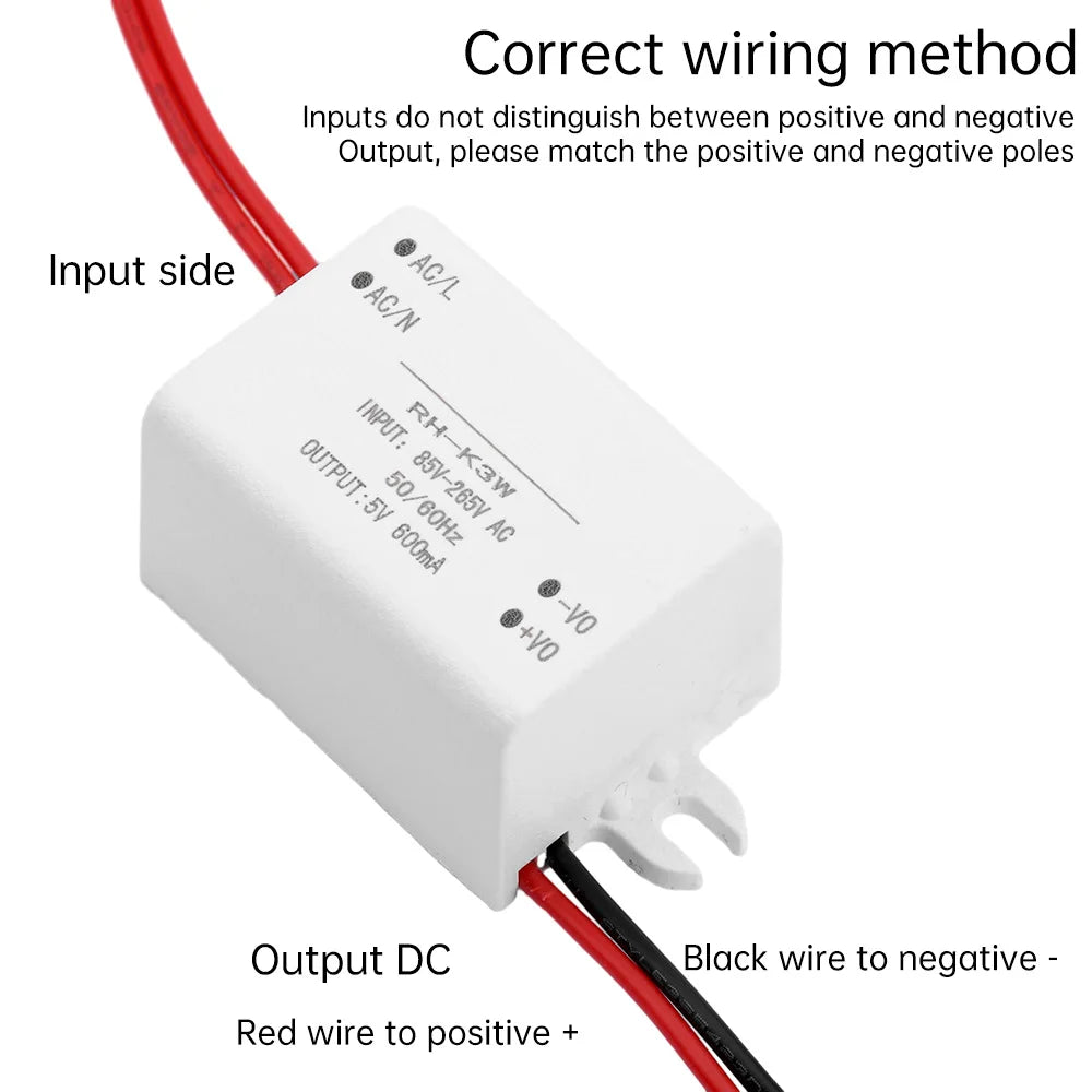 Módulo Fuente Alimentación Buck AC 110V/220V/230V a DC 5V/12V/24V Convertidor