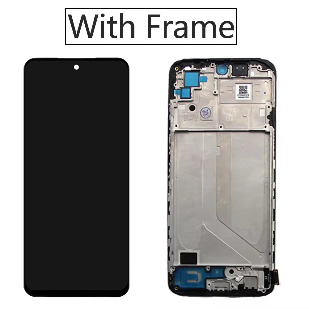 New Tested Display For Xiaomi Redmi Note 10S LCD Screen Digitizer For Redmi Note 10 4G AMOLED Display M2101K7AG Replacement Part