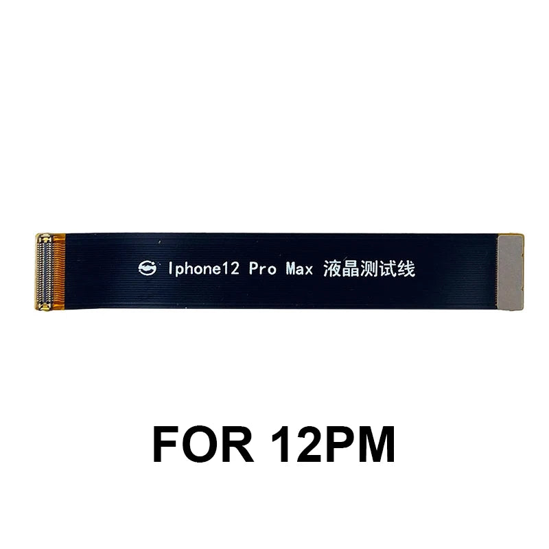 Flex Cable Extensión Tester Prueba Pantalla LCD 3D Touch para iPhone 6 a 12 Series (Plus/Pro/Max/Mini/X/XR/XS)