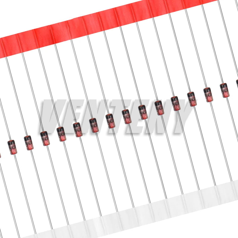 Kit Surtido Diodos THT (Rectificador/Schottky/Switching) - Varios Tipos (1N400x, 1N58xx, FRxxx, etc.) - 100/200 Piezas