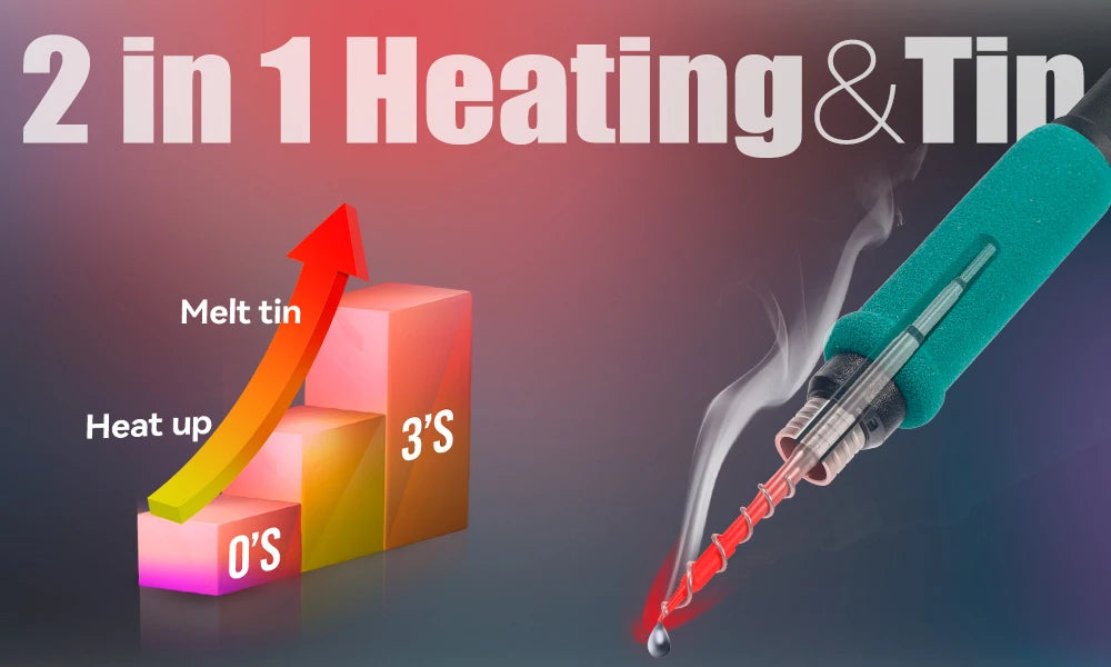 YIHUA 982 Repaid Heating Soldering Iron Staion Compatibled C210 Solder Iron Handle Electronic Welding Rework Station