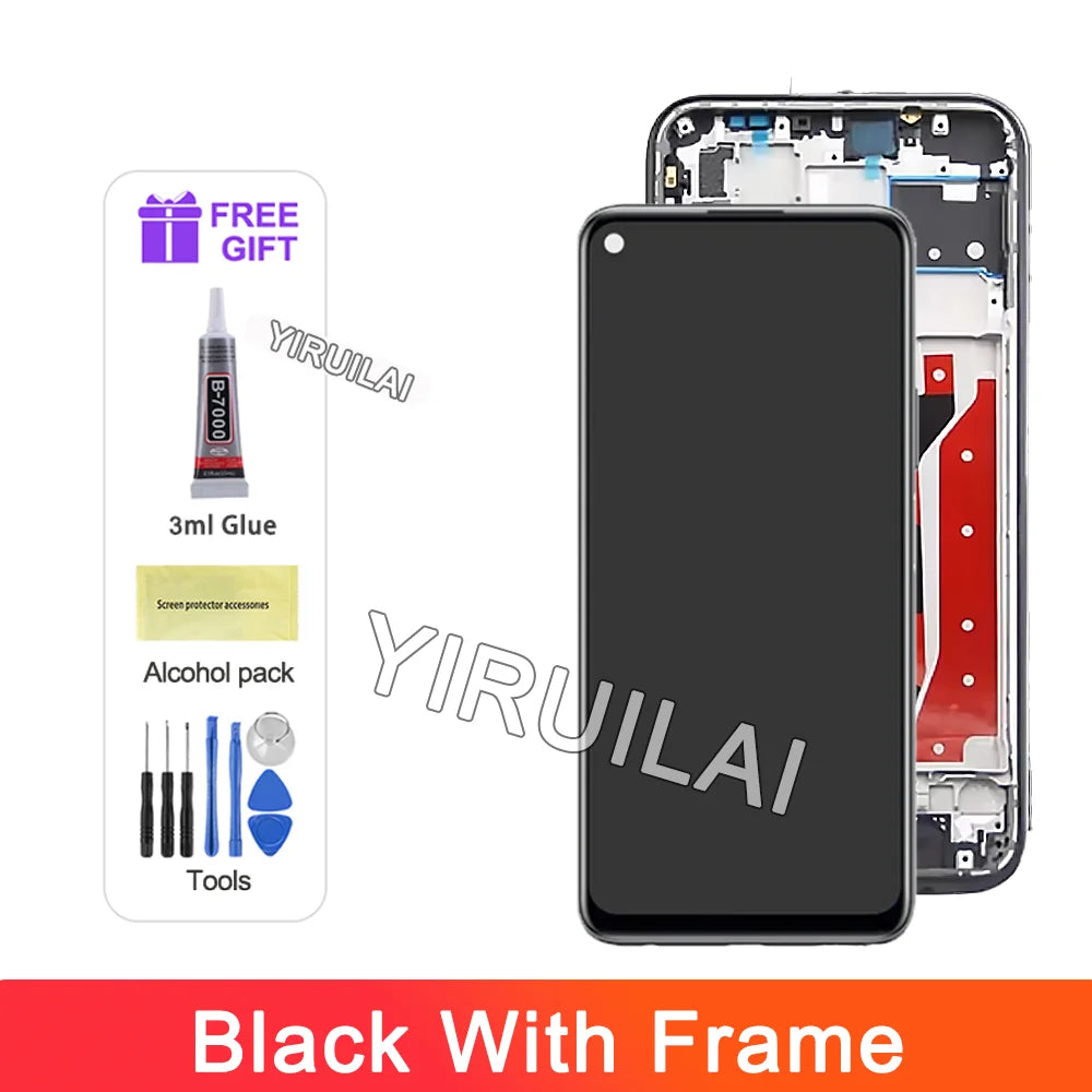 For Huawei P40 Lite JNY-LX1 LCD Display 10 Touch Screen Replacement For Nova 7i JNY-LX2, P 40 Lite Lcd Screen Nova 6 SE Display