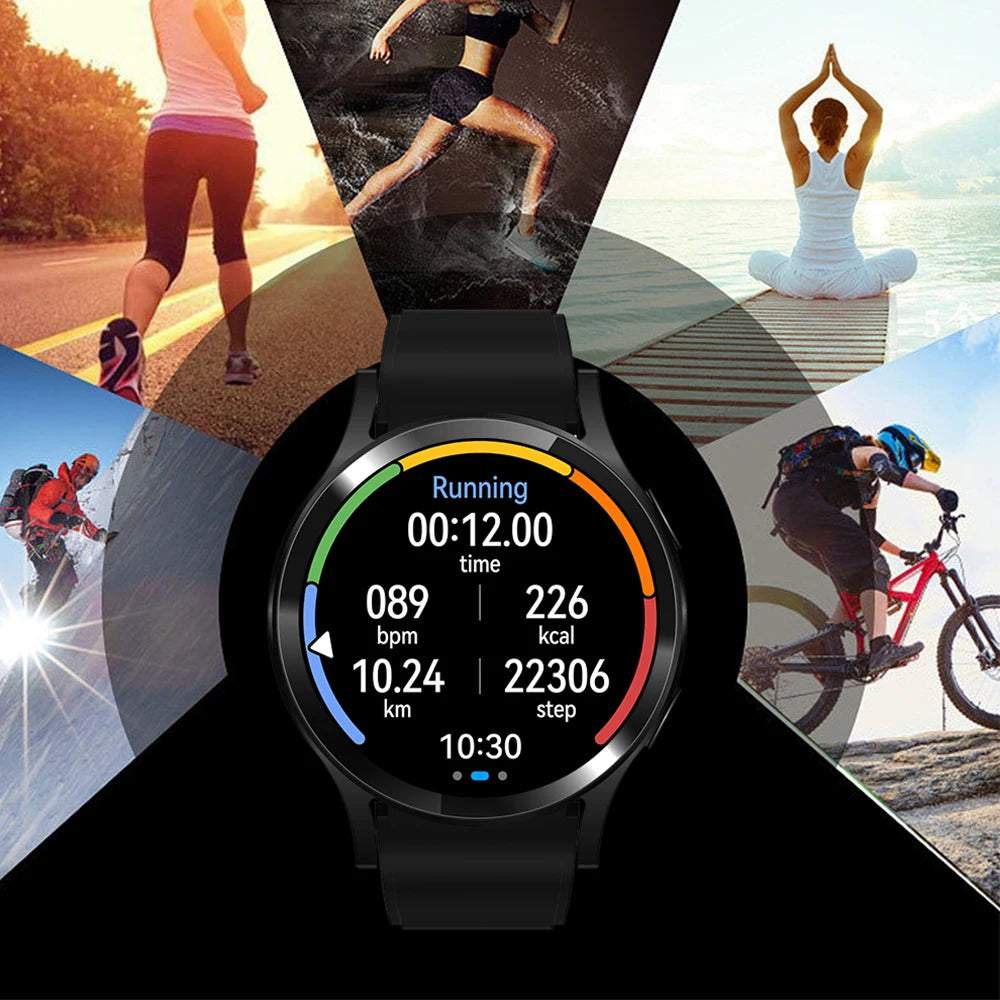 Smartwatch 2024 6 Pro (1.32", 160x160) Llamada Bluetooth, Diales Personalizados, Monitor Salud/Deporte para Hombre/Mujer
