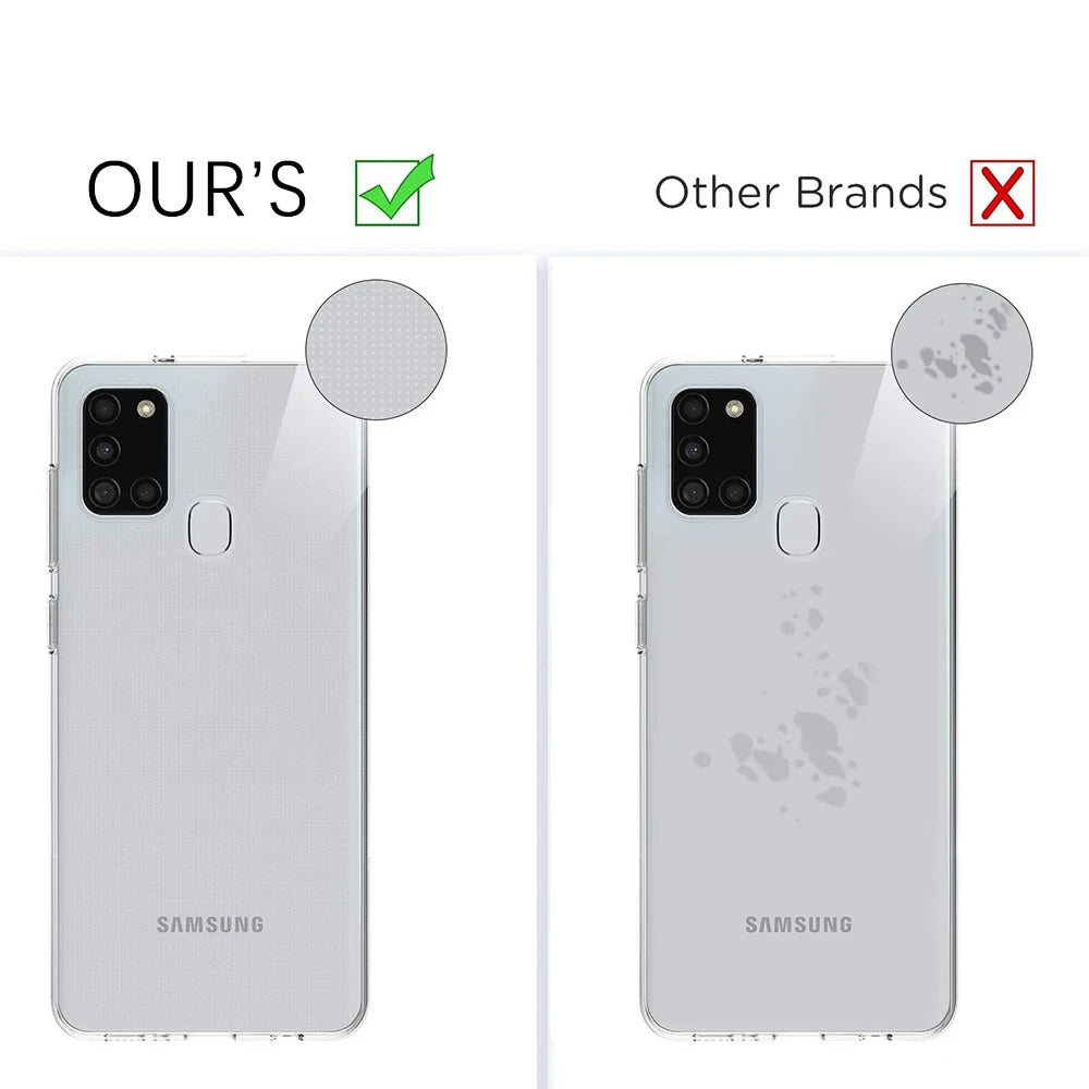 Funda Carcasa TPU Suave Transparente Anti-Golpes para Samsung Galaxy A01 Core/A11/A21/A21S/A31/A41/A51/A71
