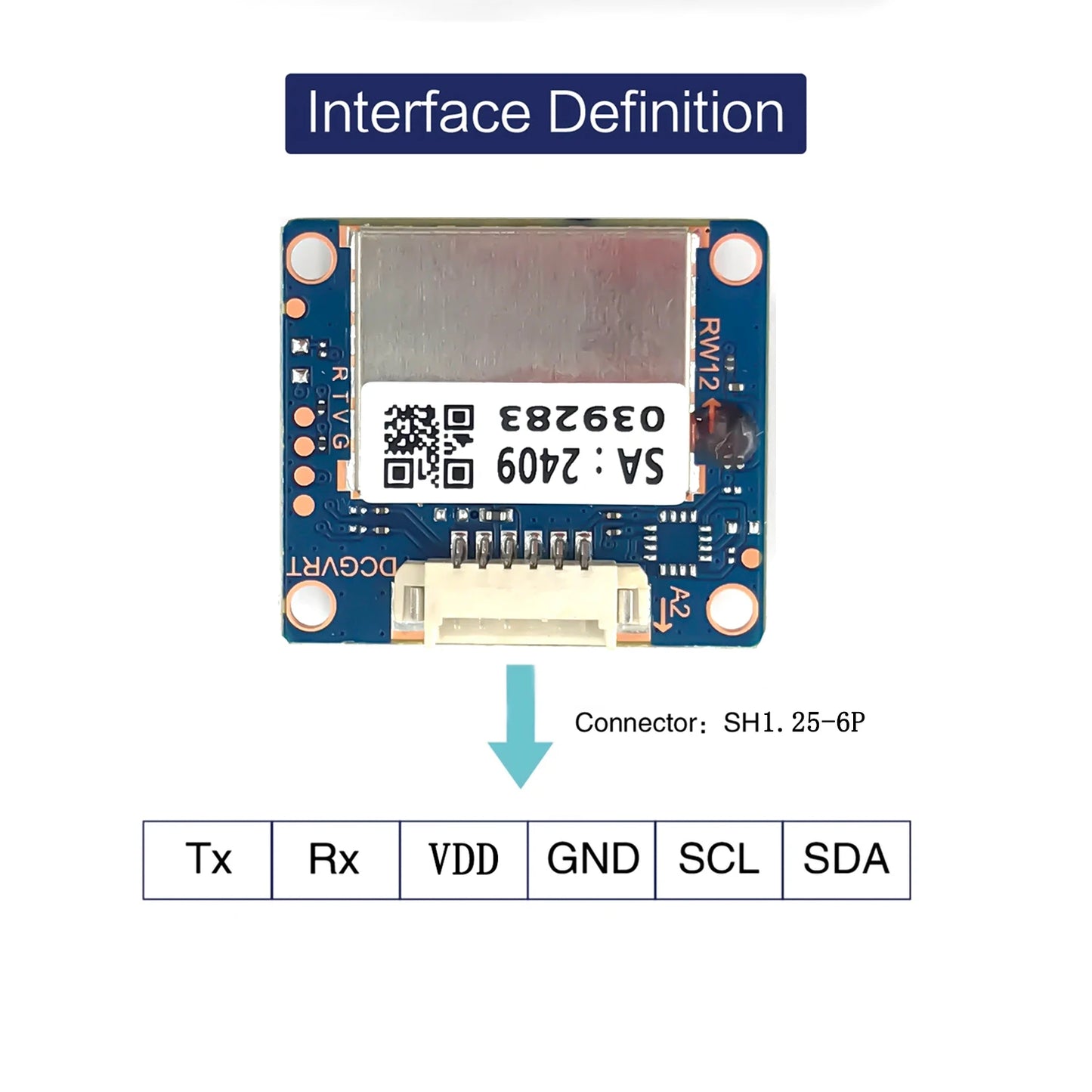 Módulo GNSS UAV (BDS/GPS/GLONASS/GALILEO, con Compás) Repuesto para Drones