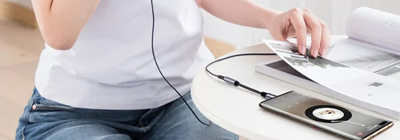 Adaptador Audio Original USB-C a Jack 3.5mm para Samsung Galaxy S23/S22/S21 Ultra/S20/Note 20/10+/Tab