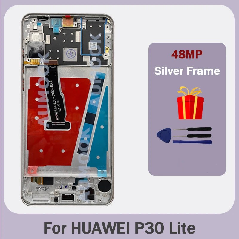 OEM LCD For HUAWEI P30 Lite Display LCD Screen Digitizer Assembly Replace For HUAWEI P30 Lite Nova 4e MAR-LX1A LX2 LX3A Screen