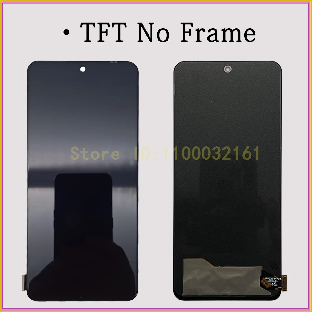 6.67" Tested Display For Redmi Note 12 LCD Screen 22111317G Digitizer For Redmi Note 12 4G 5G LCD Display 23028RA60L Replacement