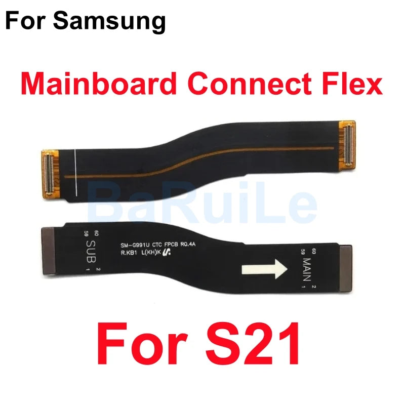 Placa base de carga conectar Flex para Samsung S21 Plus S22 Ultra S20 S23 pantalla LCD conectar placa base extender Cable cinta