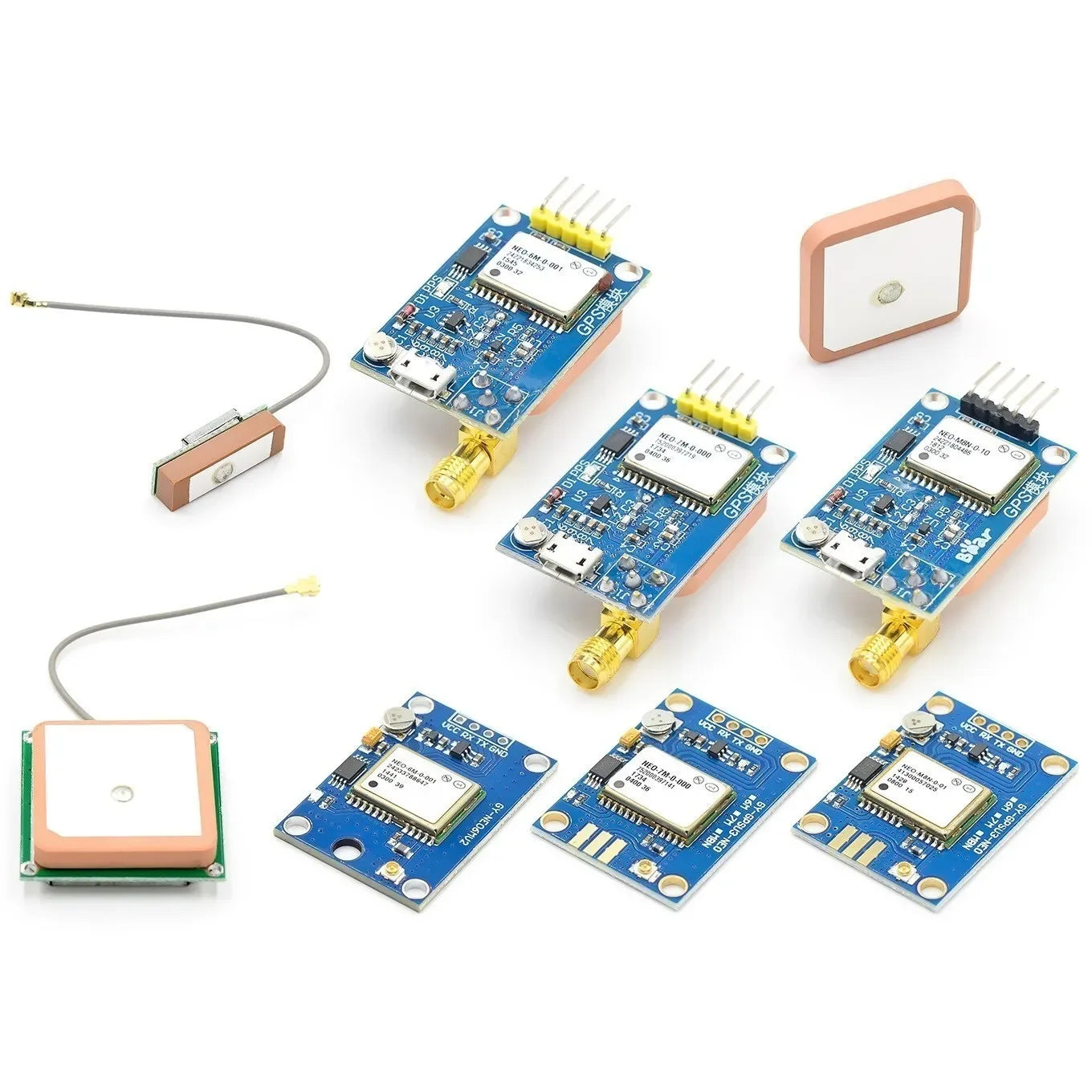 Módulo GPS NEO-6M / NEO-7M / NEO-8M (Micro USB) para Posicionamiento Satelital Arduino/STM32/C51