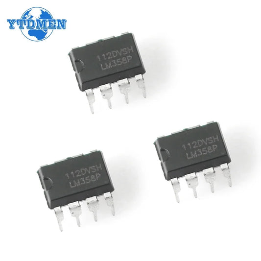 Lote 10/50 Pcs Amplificador Operacional LM358P (LM358) DIP-8 Chip IC Kit