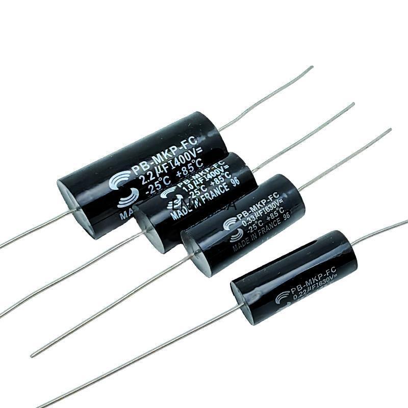 Capacitor MKP Película Metálica Audio HiFi Sin Electrodos (400V/630V, 1.5uF-4.7uF) (2 Unidades)