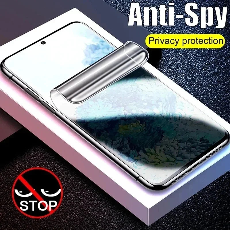 Protector Pantalla Hidrogel Anti-Privacidad para Samsung Galaxy A51-A54 / S20-S24 Ultra/Plus / S21FE/S23FE (3 Piezas)