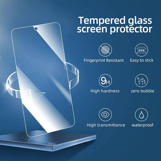 Protector Pantalla Cristal Templado HD para Samsung Galaxy A15/A25/A26/A35/A36/A53-A56 / S21-S25 FE/Plus/Ultra (Pack 3 Unidades)