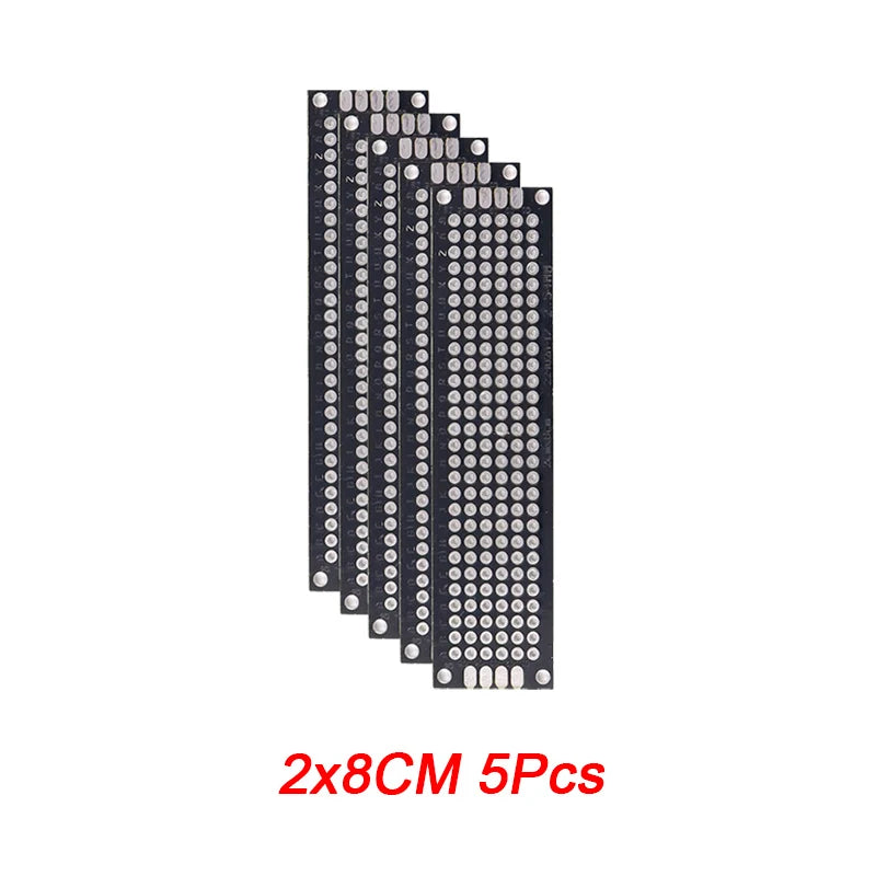 5/10PCS PCB Board Prototype Board Black Double Side Circuit Boards 2x8 3x7 4x6 5x7 7x9cm DIY Electronic Kit Free Shipping