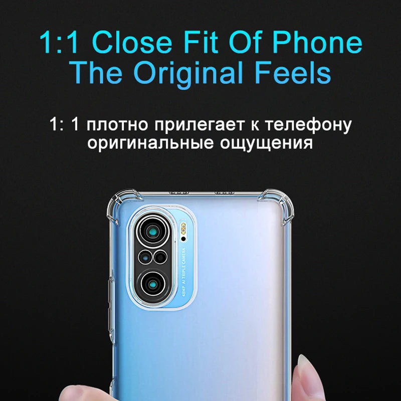 Funda Carcasa Silicona Transparente Anti-Golpes (Airbag) para Xiaomi Redmi Note 7-10S / 7A-9C / Poco F3/X3 Pro NFC