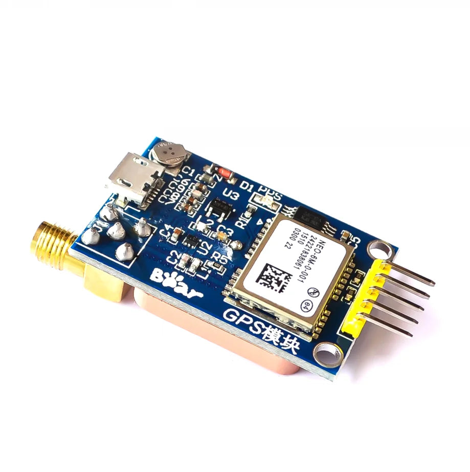 Placa Desarrollo Módulo Posicionamiento Satelital GPS NEO-6M / NEO-7M / NEO-8M para Arduino/STM32/C51/MCU