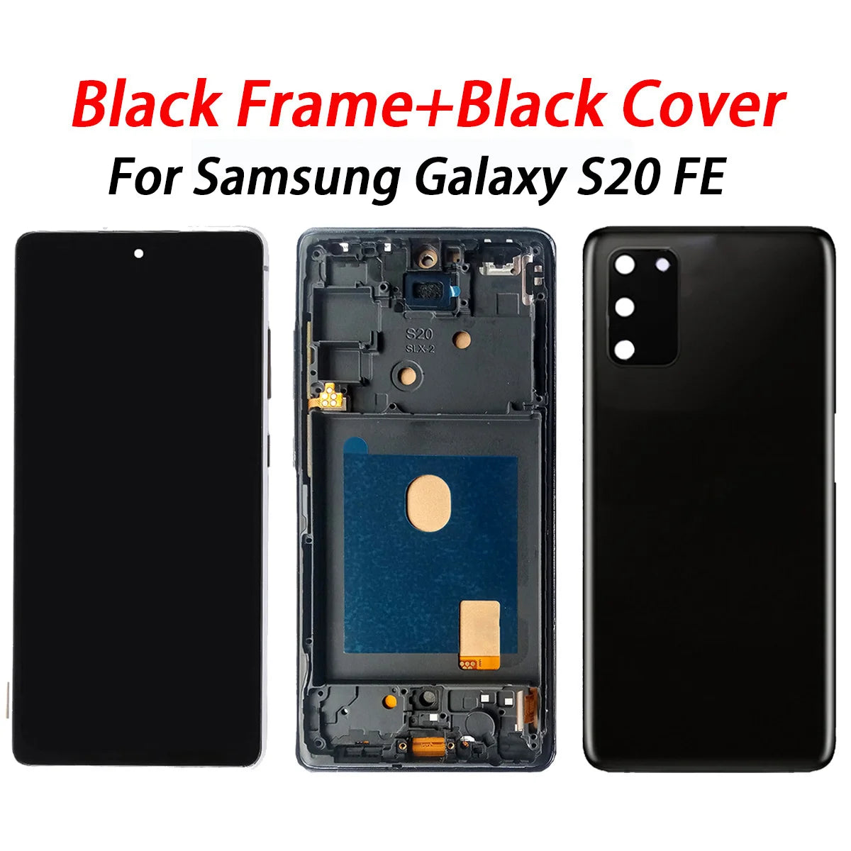 Pantalla S20 FE para Samsung S20 FE lcd SM-G781 G781U G781B pantalla LCD con marco de pantalla táctil reemplazo del ensamblaje del digitalizador