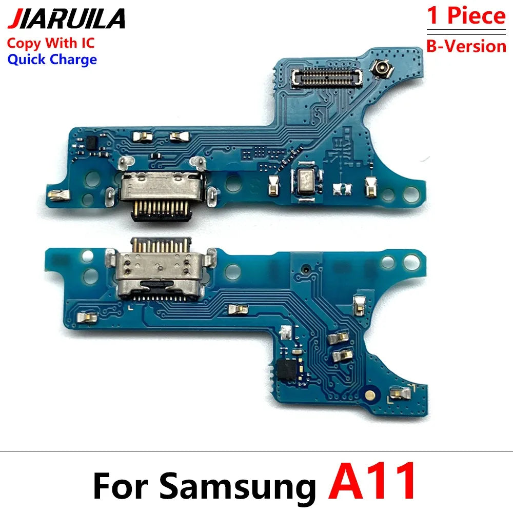 Placa Puerto Carga USB con Conector Dock y Flex para Samsung Galaxy A01/A11/A20/A21S/A31/A51