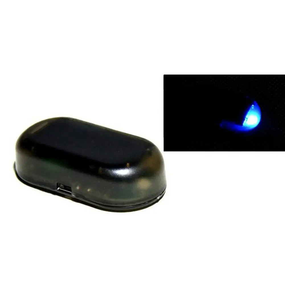 Luz Seguridad Falsa Solar para Auto (Alarma Simulada Dummy Inalámbrica) Lámpara Advertencia Antirrobo LED Intermitente
