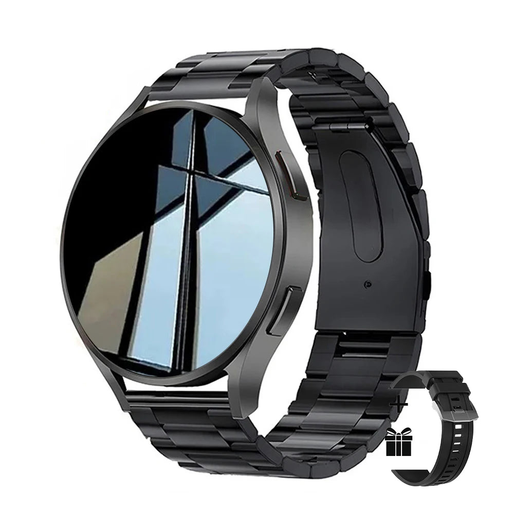 Smartwatch 2024 6 Pro (1.32", 160x160) Llamada Bluetooth, Diales Personalizados, Monitor Salud/Deporte para Hombre/Mujer