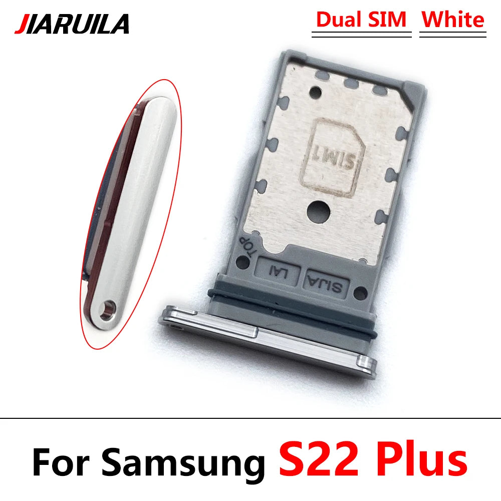 Bandeja Porta SIM/SD Card para Samsung S22 / S22 Plus / S22 Ultra - Repuesto Adaptador + Pin