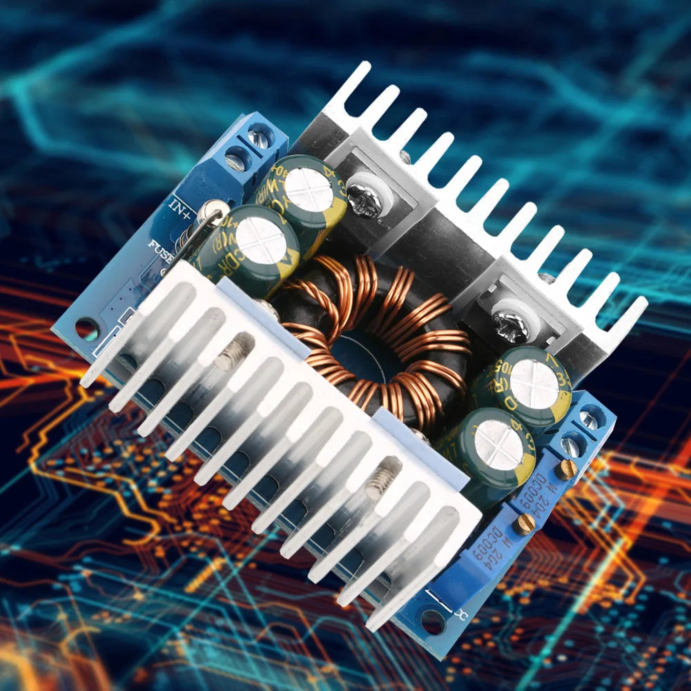 Módulo Convertidor Automático Step-Up/Down DC 5-30V a 1.25-30V Regulador Voltaje Boost/Buck