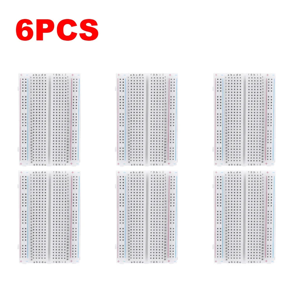 1-10pcs 400 Tie Points Solderless PCB Breadboard Mini Universal Test Protoboard DIY Bread Board for Bus Test Circuit Board