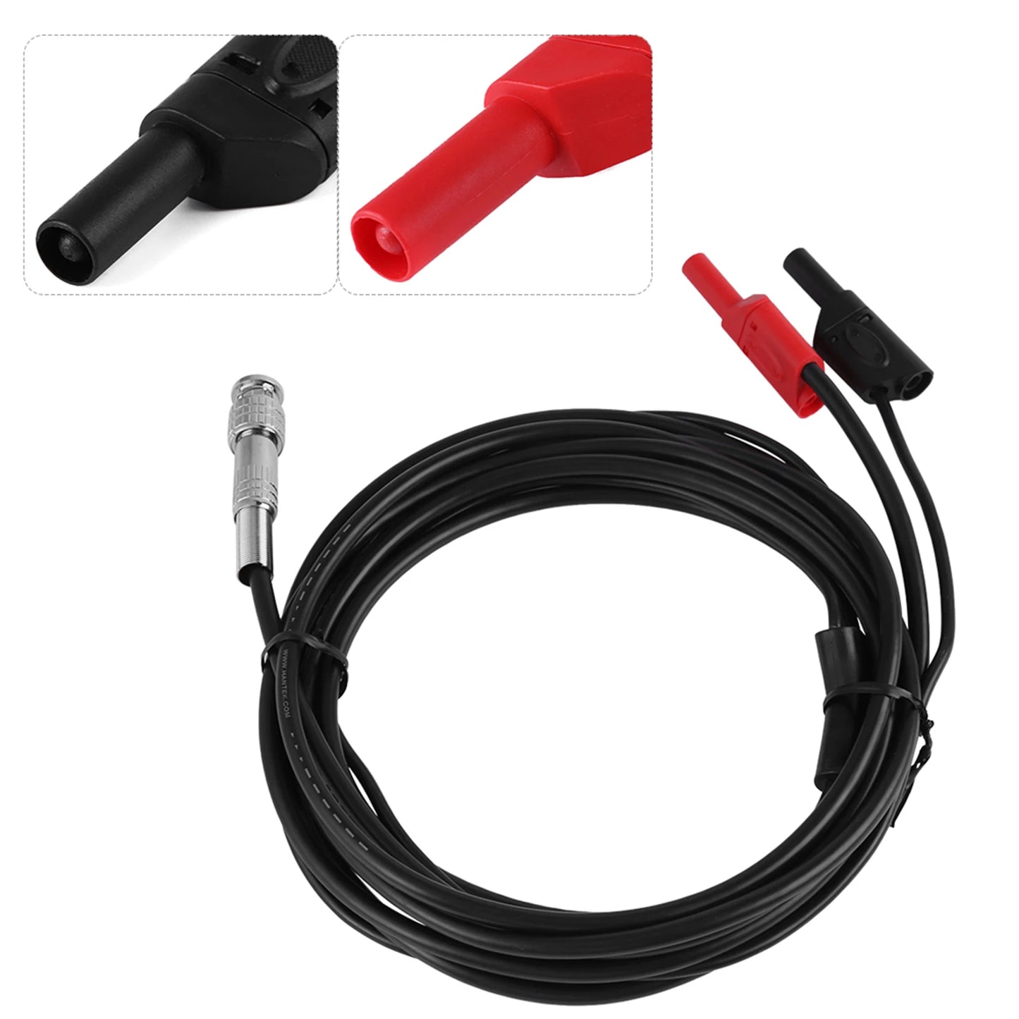 Cable Prueba Automotriz Hantek HT30A (3 Metros) - Línea Testeo BNC a Banana Alta Resistencia
