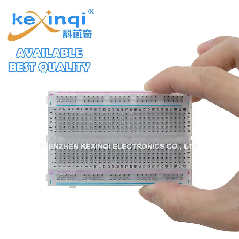 1PCS Mini Bread Board/breadboard 8.5cm X 5.5cm 400 Holes Transparent/White DIY Electronic Experimental Universal PCB