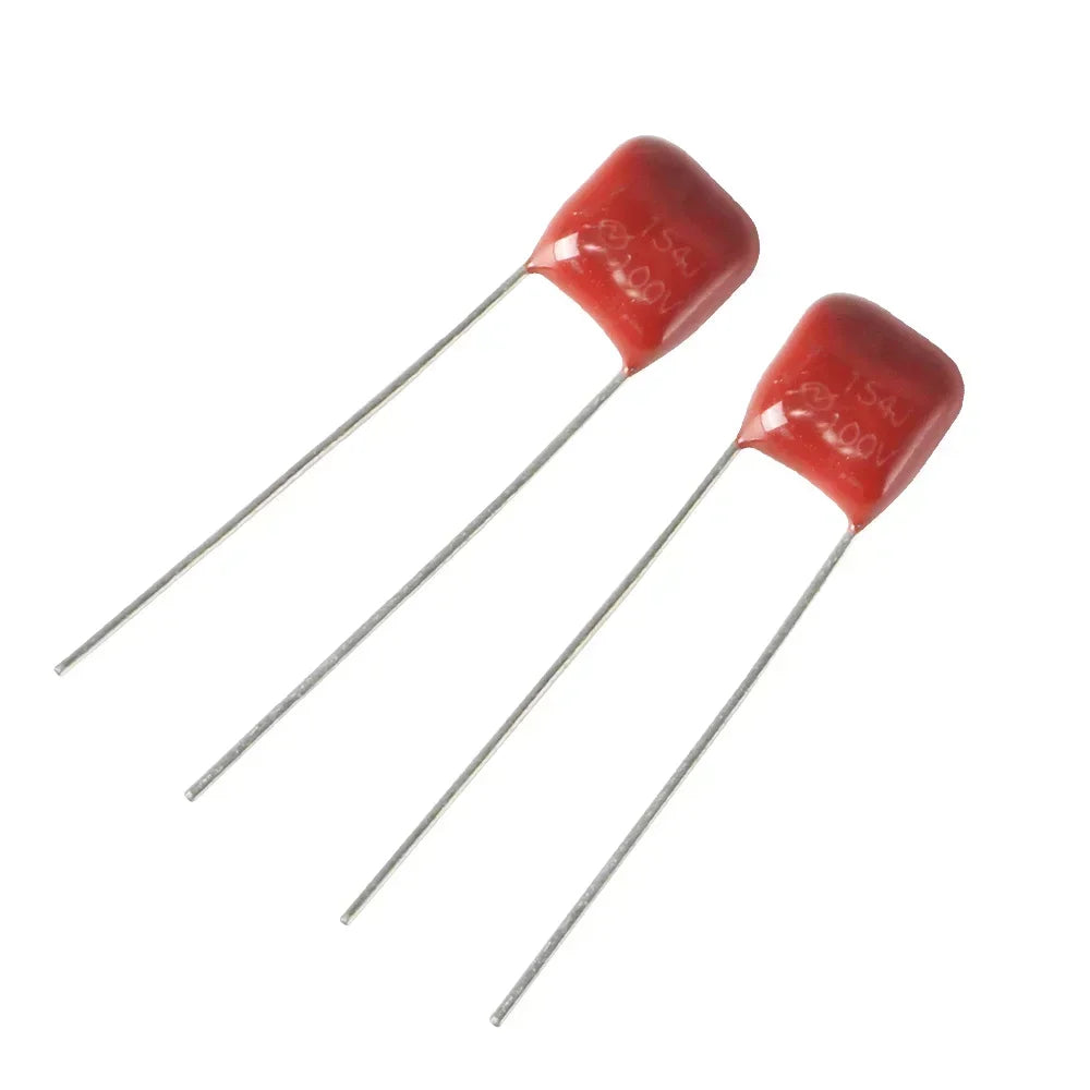 Capacitor Película Polipropileno CBB (10nF-560nF, 100V) - Pack 20 Unidades (Valores Surtidos)