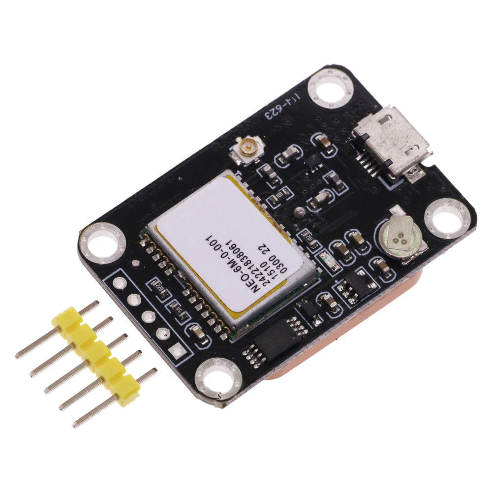 Placa Desarrollo Módulo Posicionamiento Satelital GPS NEO-6M (NEO6MV2) (Micro USB) para Arduino/STM32/C51/MCU