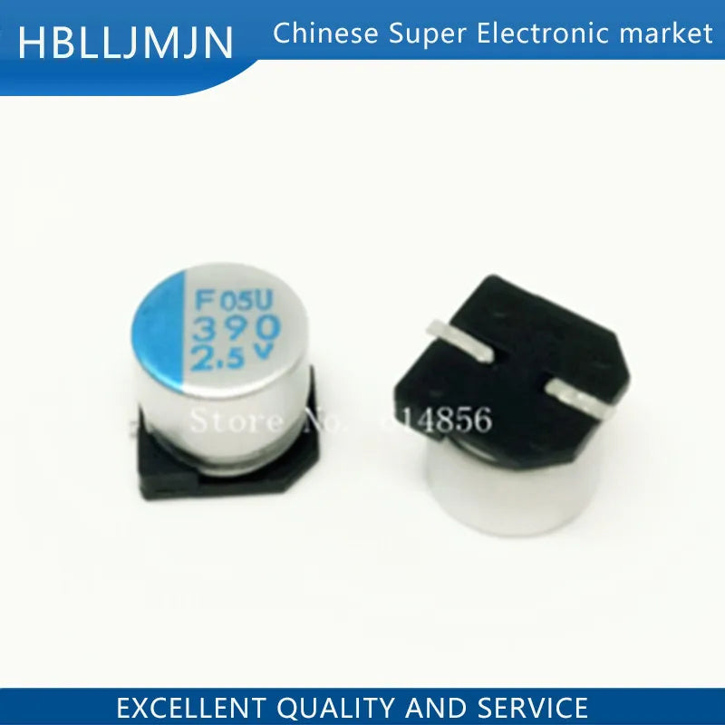 Capacitor Sólido SMD (22uF-1500uF, 2V-25V) - Pack 10 Unidades (Valores Surtidos)