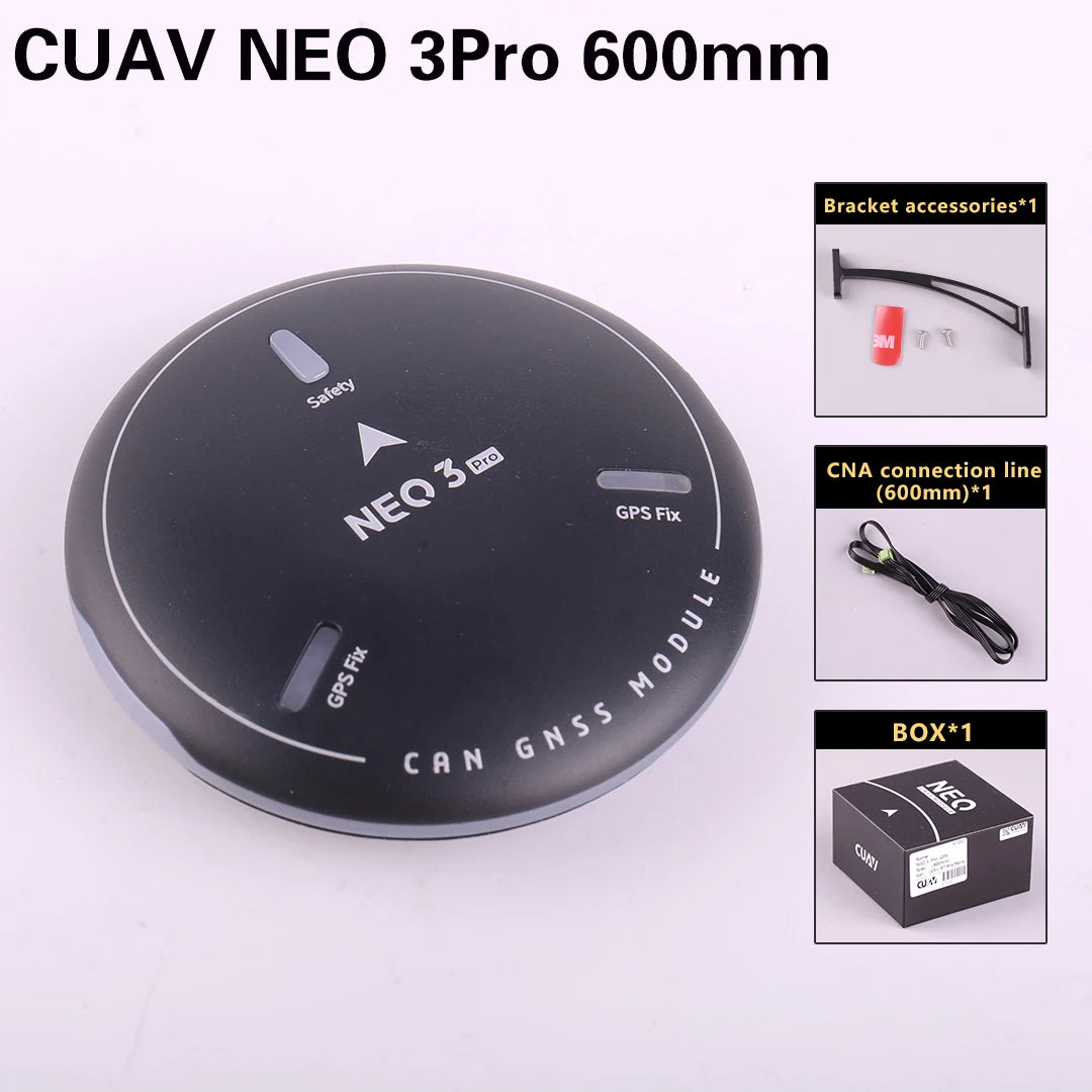 Módulo GNSS GPS CUAV NEO 3 PRO (U-blox M9N) para Controladora Vuelo PIX/Pixhawk (Soporta Ardupilot/PX4)