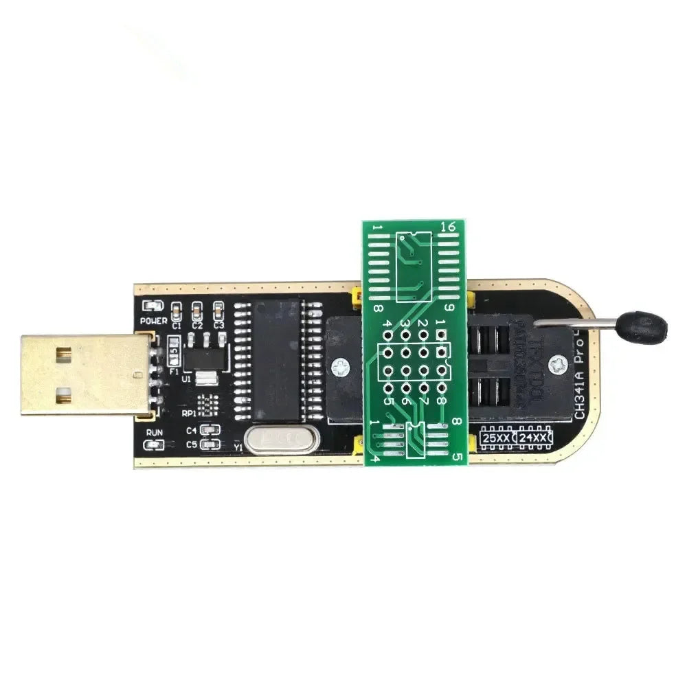 Kit Clip Test SOIC8/SOP8 para Programador USB CH341A EEPROM/Flash 93Cxx/25Cxx/24Cxx