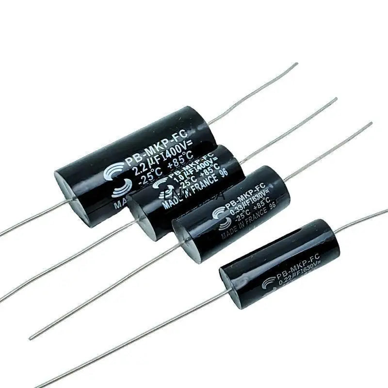 Capacitor MKP Película Metálica Audio HiFi Sin Electrodos (400V/630V, 1.5uF-4.7uF) (2 Unidades)