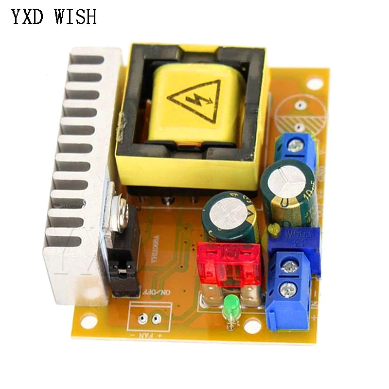 Módulo Convertidor Boost DC-DC 8-32V a 45-390V Step-Up Alto Voltaje ZVS Carga Capacitores