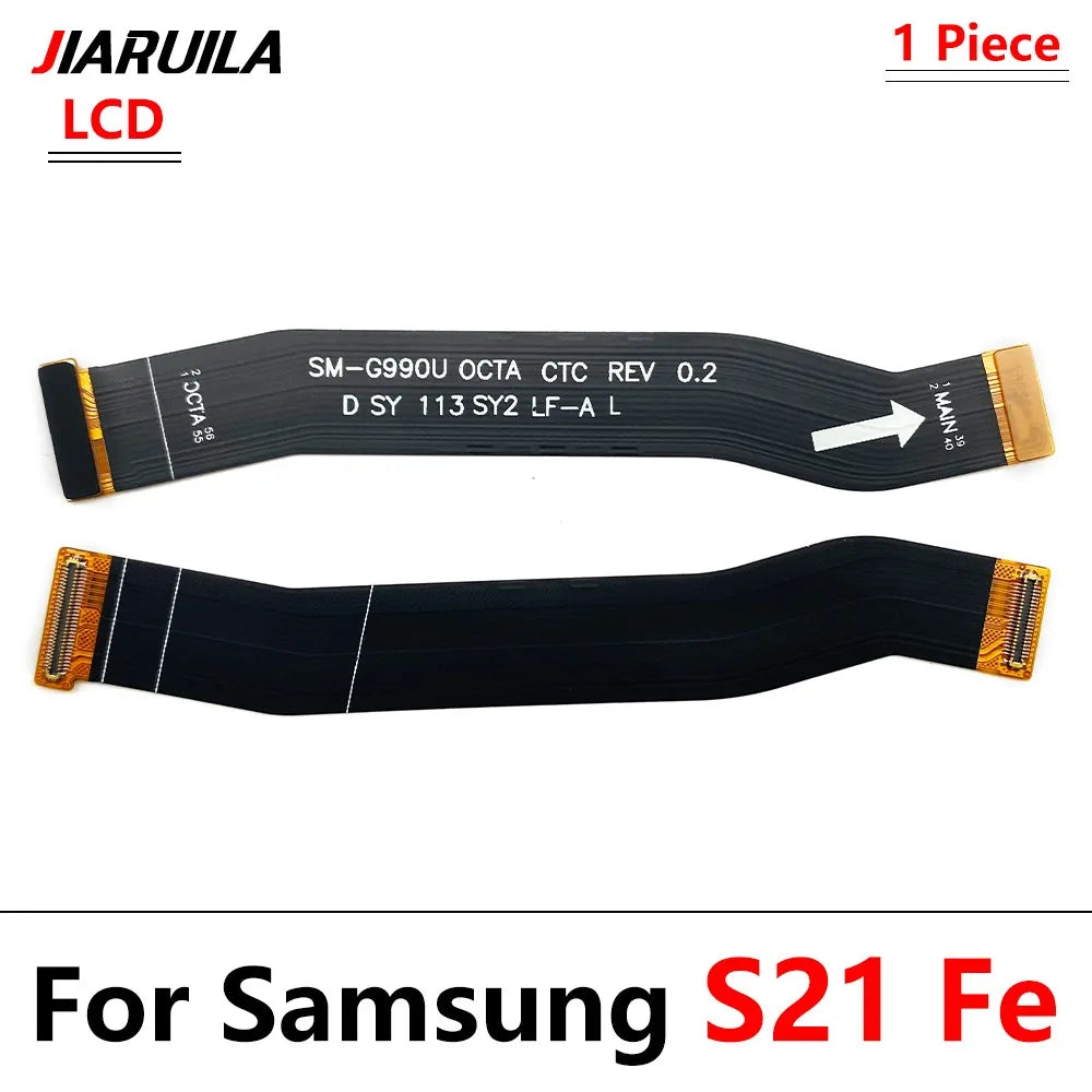 Nuevo para Samsung S20 S21 S22 S23 S24 Plus Ultra Fe 4G 5G antena de señal conector de Tablero Principal placa base LCD Cable flexible