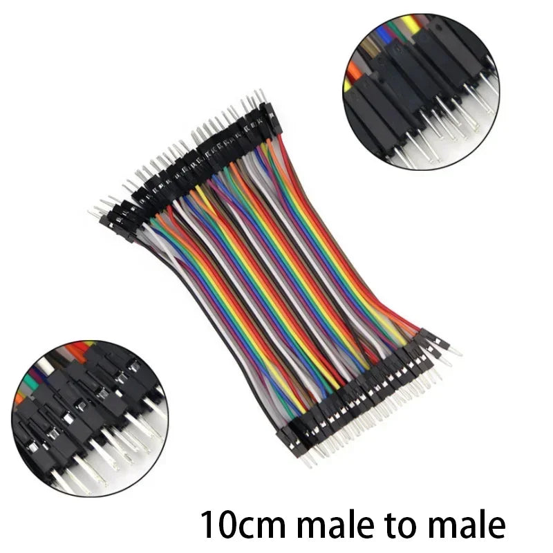 Cable Jumper Dupont (40-120 Unidades) Macho-Macho / Hembra-Hembra / Macho-Hembra para Arduino DIY Kit