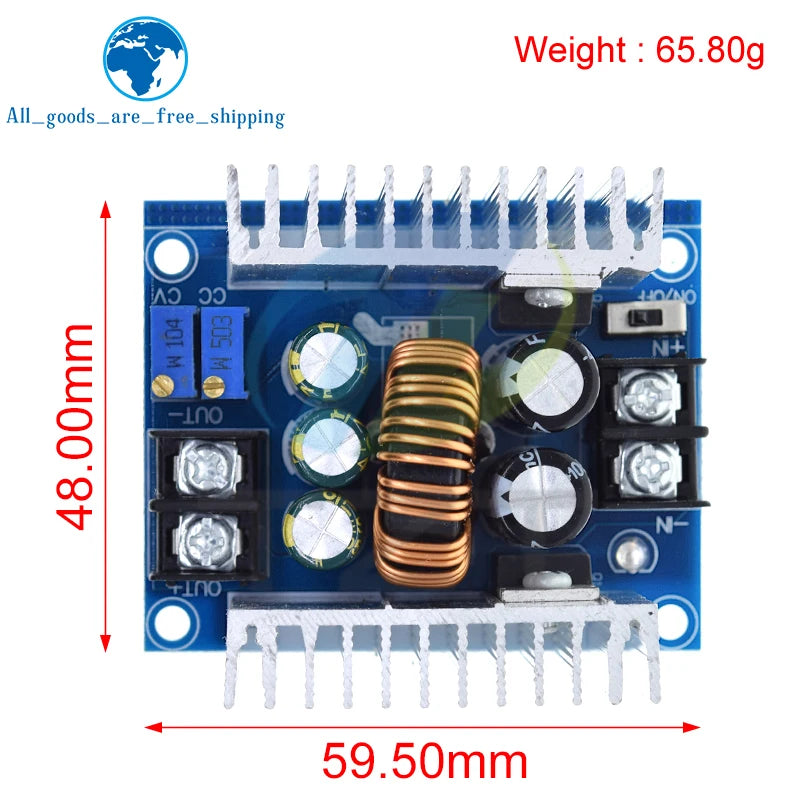 Módulo Convertidor Buck DC-DC 300W 20A Step-Down Corriente Constante Driver LED
