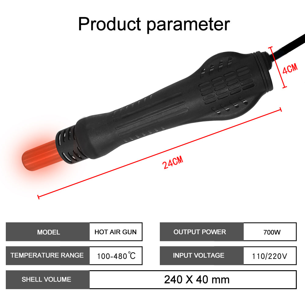 858D Hot Air Gun BGA Soldering Rework Station Blower Hair Dryer Hairdryer Soldering Heat Gun 220V 110V SMD SMT Welding Repair