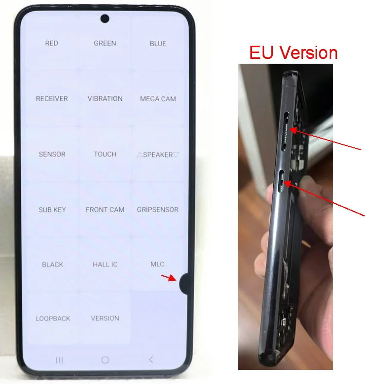 Pantalla Super AMOLED con Digitalizador Táctil para Samsung Galaxy S23 5G (S911F/S911U/S911B/DS) (Con Defecto Estético)
