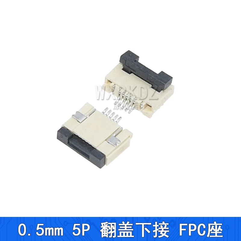 10PCS FFC FPC Connector Flat Cable Socket 0.5MM Adapter 4/5/6/7/8/9/10/12/14/16/18-40P 45/50/54/60/64Pin Down Flip Type Plug Kit