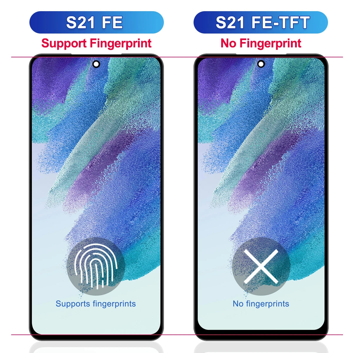 S21 FE 5G para Samsung probado S21FE 5G G990B G990U G990W pantalla LCD reemplazo del ensamblaje del digitalizador de pantalla táctil