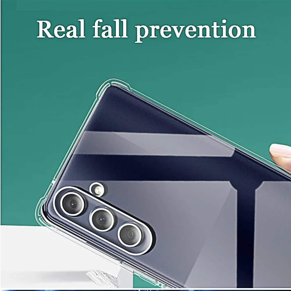 Funda Carcasa Teléfono TPU Silicona Suave Transparente Anti-Golpes para Samsung Galaxy M04/M13/M14/M23/M34/M53/M54 4G/5G